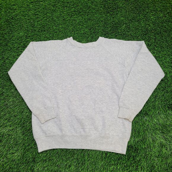 Vintage 1989 UCLA Bruins Cropped Sweatshirt M/L 21x22 Gray - Picture 2 of 16